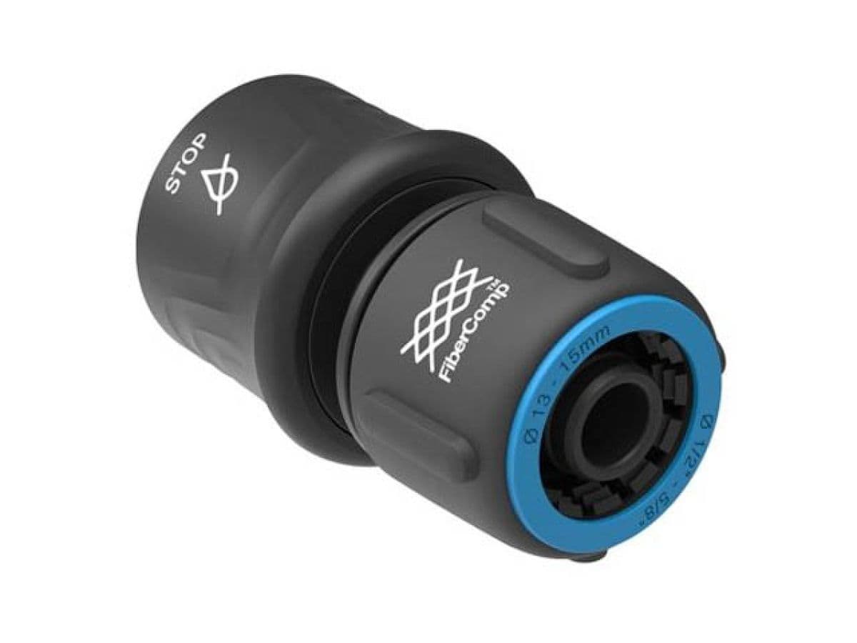 Муфта быстросъемная 1/2"-5/8" c автостоп. FiberComp FISKARS - изображение 1
