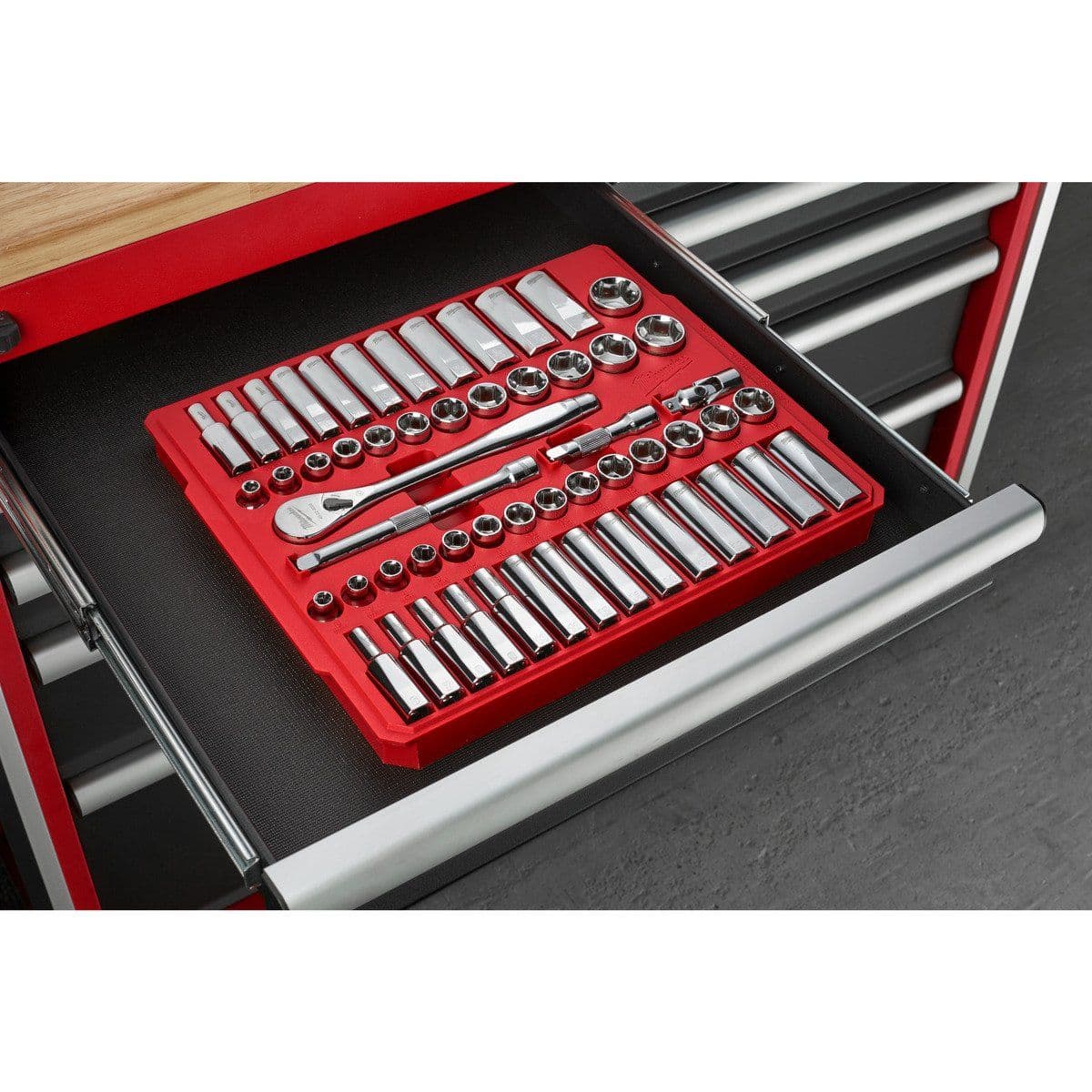 Набор головок 3/8 Drive 56 шт Ratchet + Socket Set SAE + Metric - изображение 11