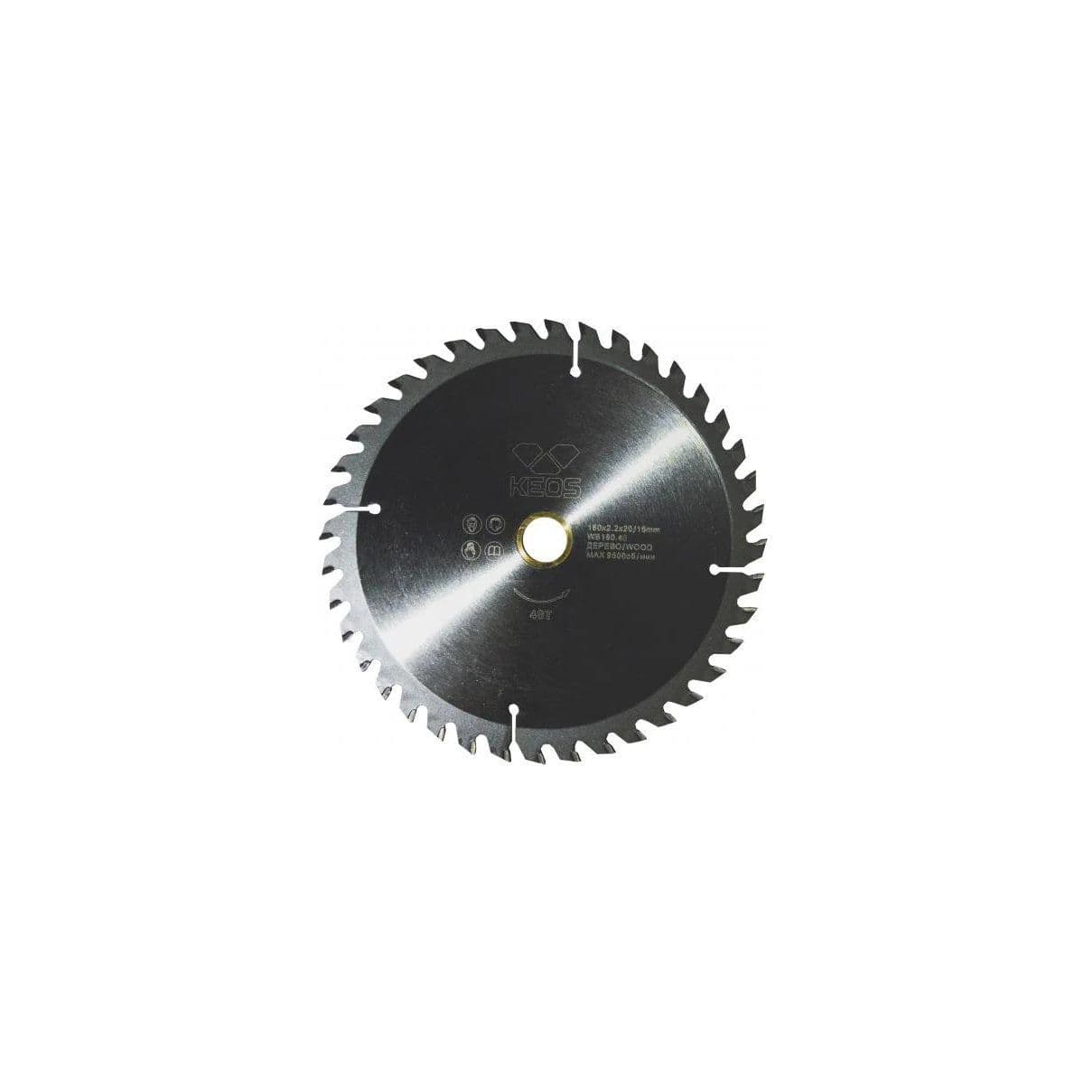 Диск пильный по дереву KEOS 160x20/16 z48 (WB160.48) - изображение 1