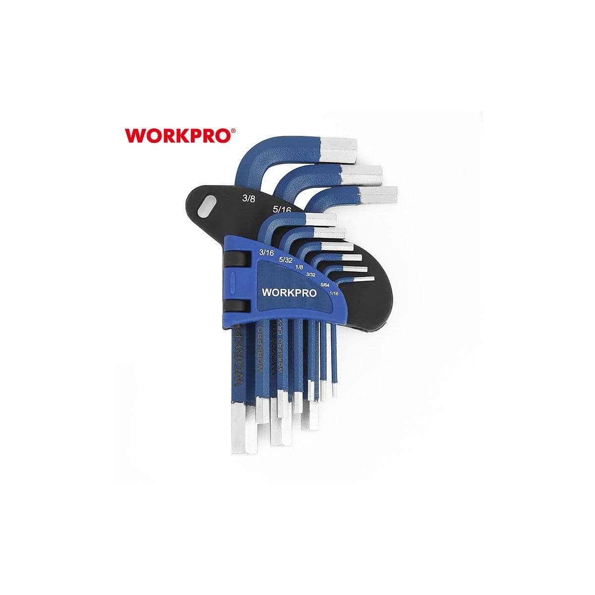 Набор ключей шестигранных 9шт (метрических) WORKPRO, Китай - изображение 4