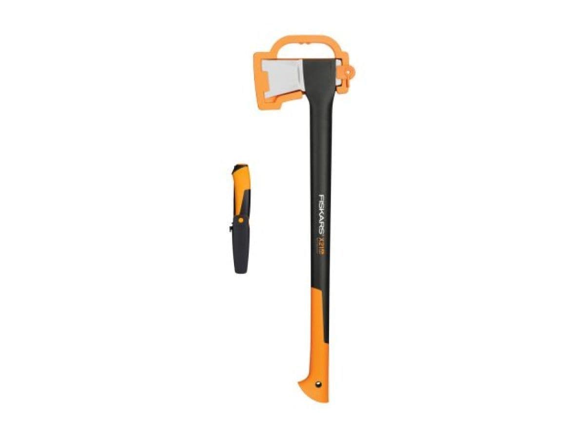 Топор-колун X21 FISKARS + нож универсальный (комплект) - изображение 1