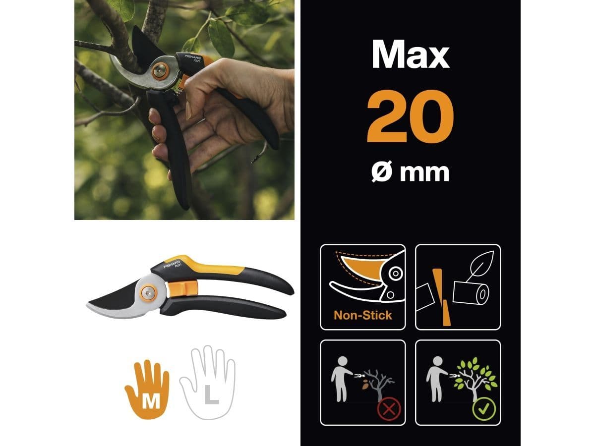 Секатор плоскостной Solid P321 FISKARS - изображение 2