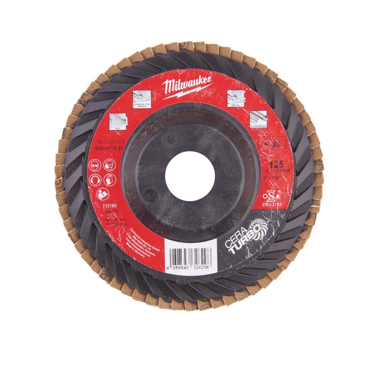Диск Flap discs CERA TURBO 125 мм / Grit 80 - изображение 2
