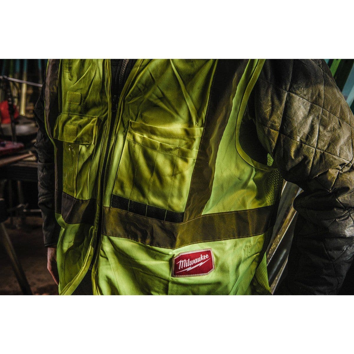 Жилет High-Visibility Vest Yellow - S/M - изображение 5