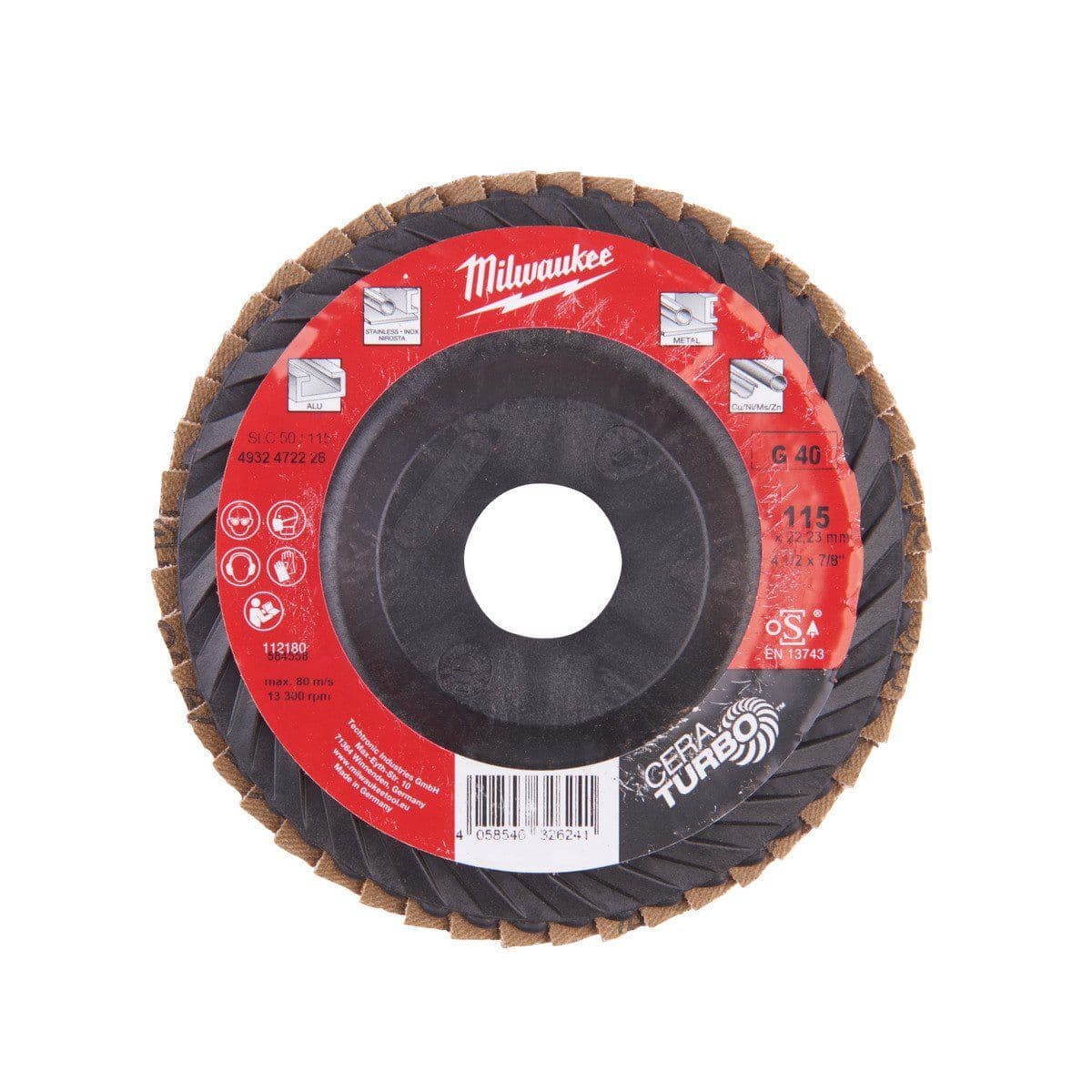 Диск Flap discs CERA TURBO 115 мм / Grit 40 - изображение 2