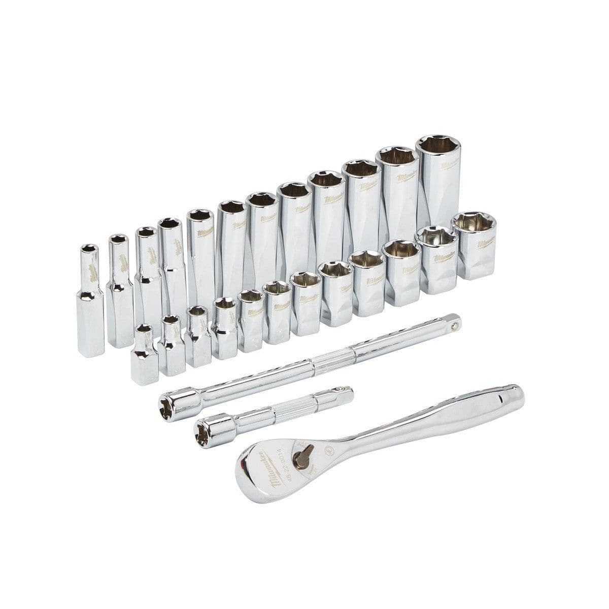 Набор головок 1/4 Drive 28 шт Ratchet + Socket Set Metric - изображение 5