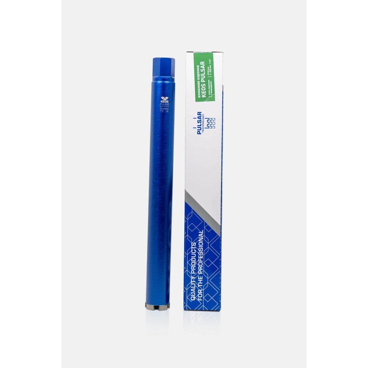 Коронка алмазная KEOS ПРО ЛАЗЕР (PRO Lazer) 1 1/4" 052х450 (Лазерная сварка) (DCL052.450) - изображение 1