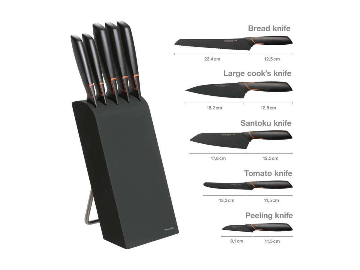 Нож азиатский 17 см Edge Fiskars - изображение 7