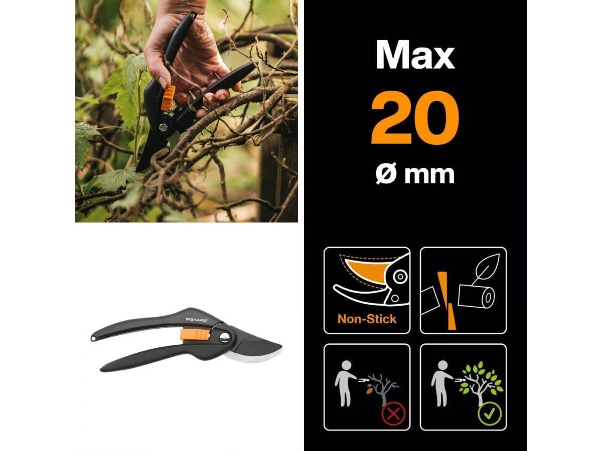 Секатор плоскостной FISKARS Single Step - изображение 5
