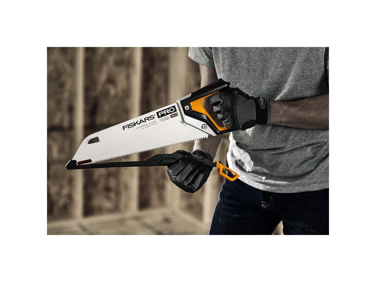 Ножовка по дереву PowerTooth 380мм 9 зубьев на дюйм FISKARS - изображение 9