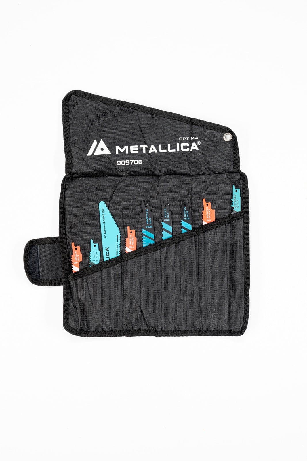 Набор сабельных пилок в сумке-скрутке METALLICA Optima №4 по дереву/металлу 9 шт - изображение 4