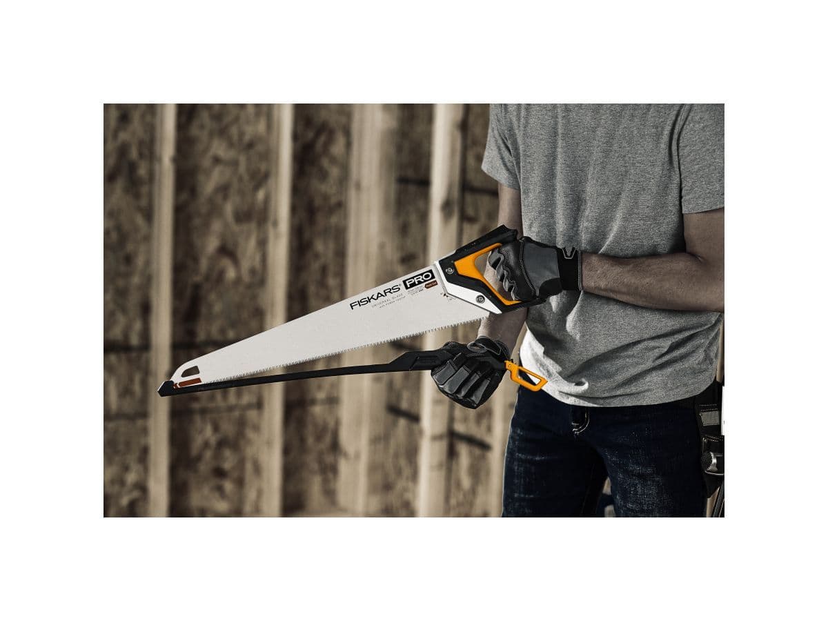 Ножовка по дереву PowerTooth 550мм 9 зубьев на дюйм FISKARS - изображение 8