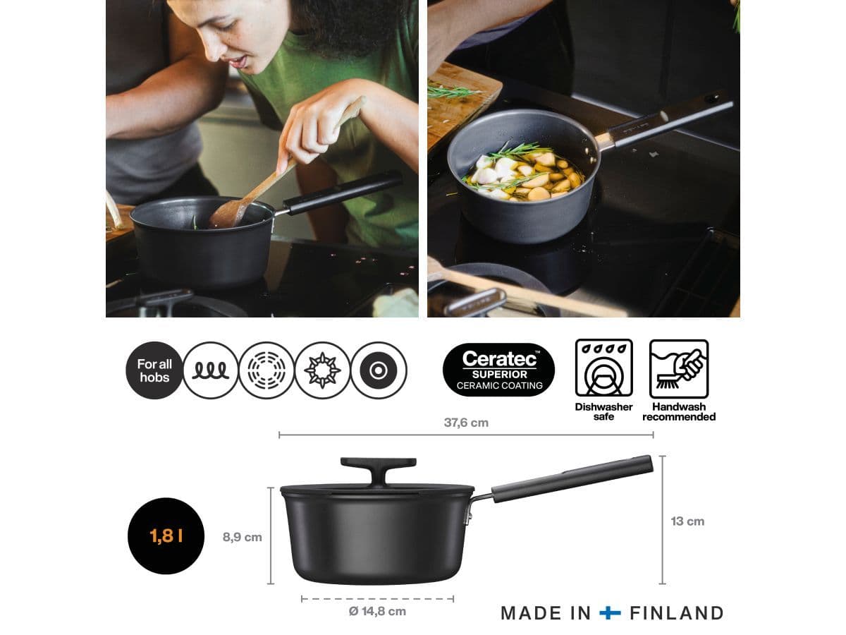 Соусник с крышкой 1,8л Hard Face FISKARS - изображение 4
