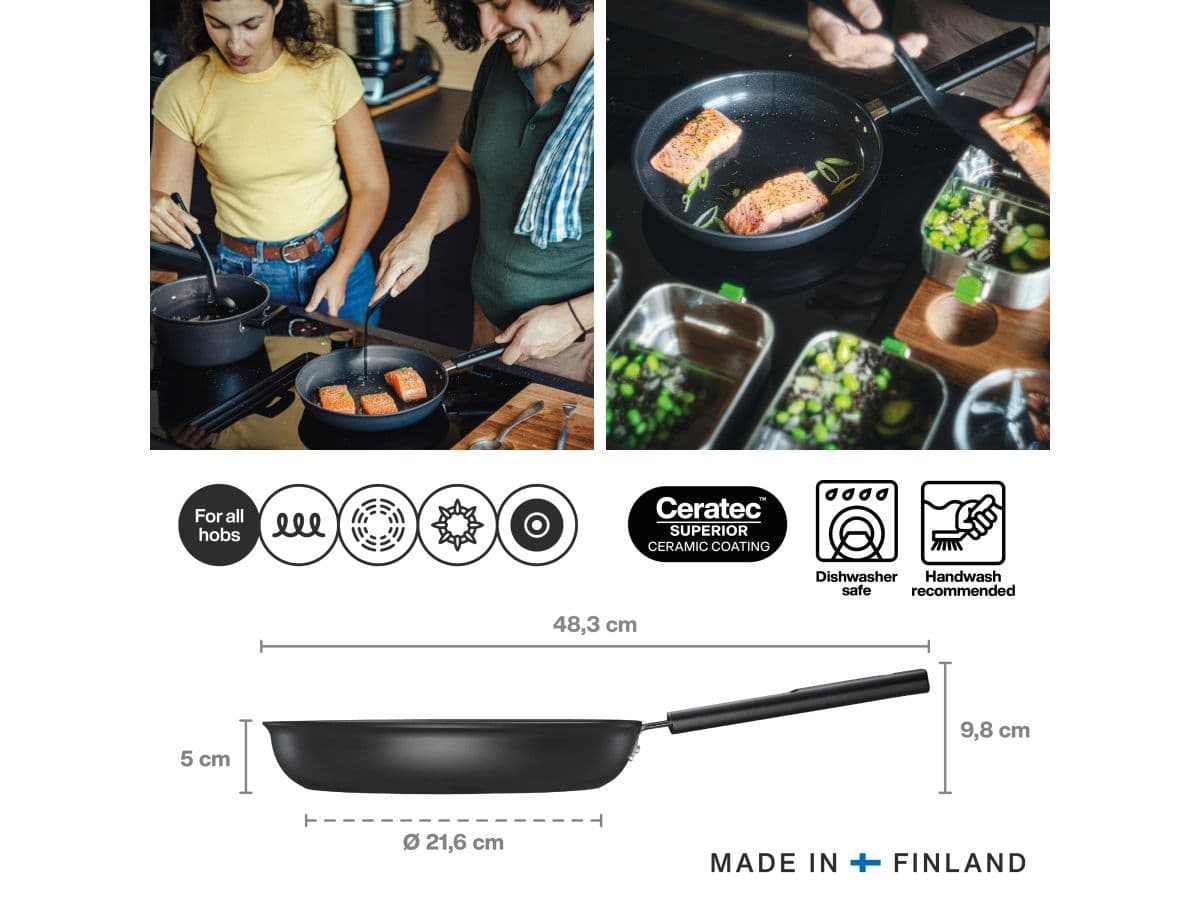 Сковорода ф 26 см Hard Face FISKARS - изображение 4