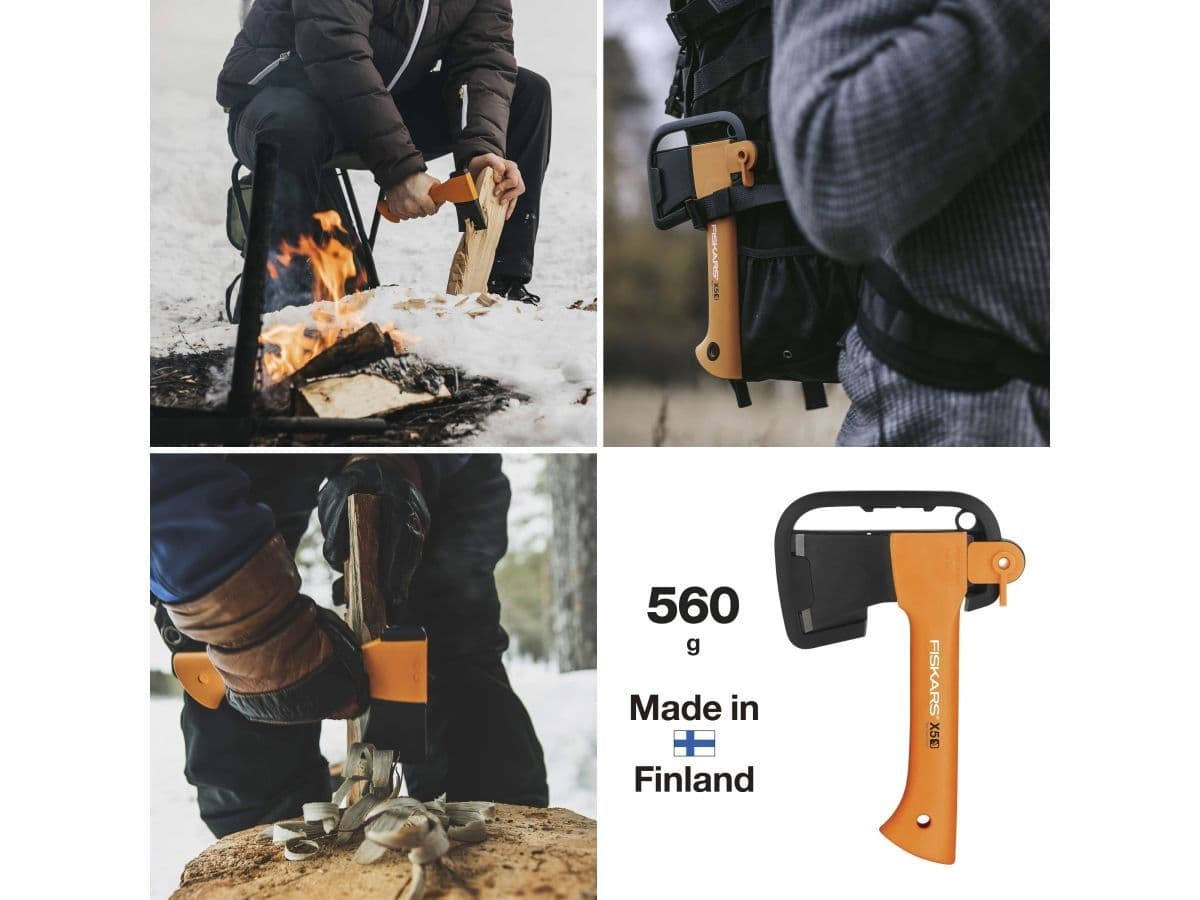 Топор туристический X5 XXS FISKARS - изображение 8