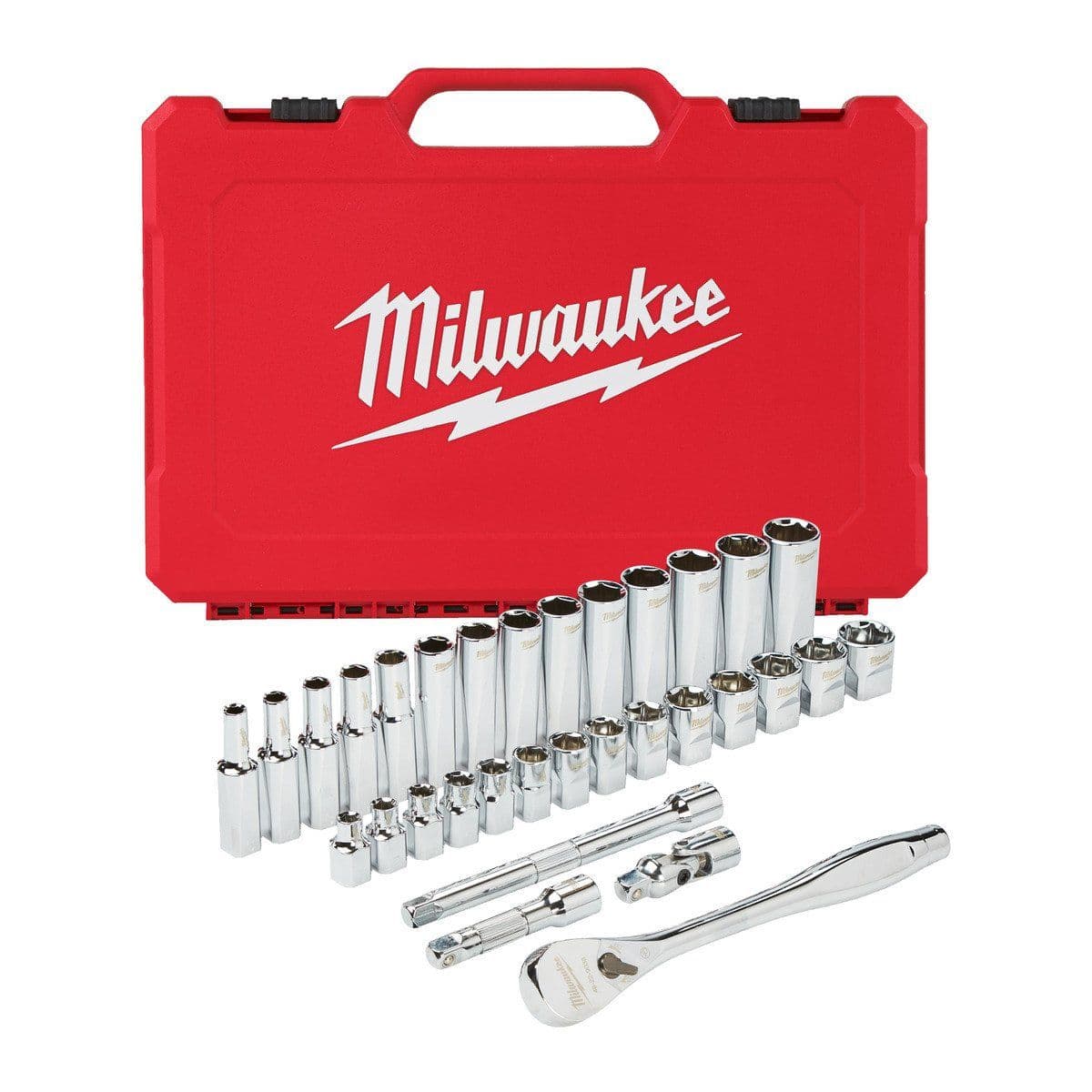 Набор головок 3/8 Drive 32 шт Ratchet + Socket Set  Metric - изображение 1