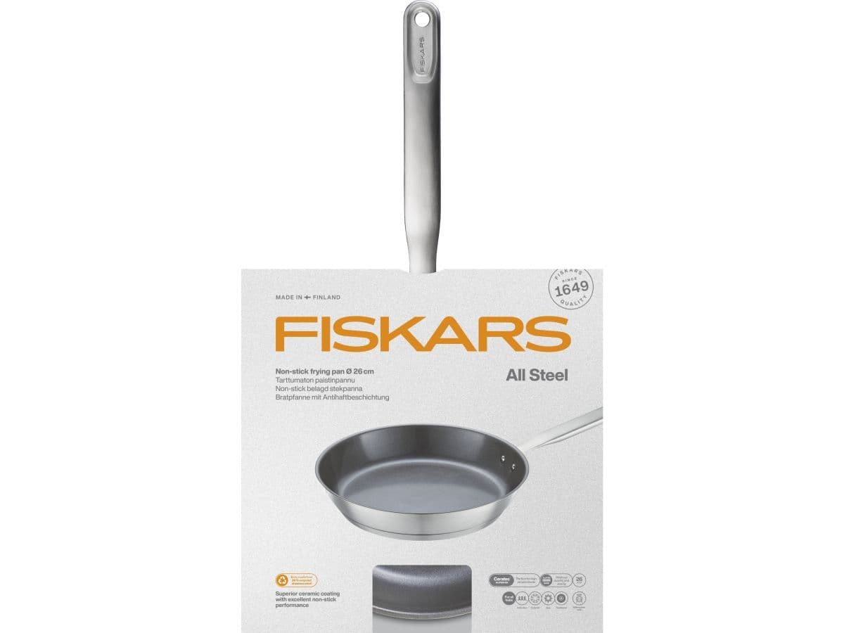 Сковорода 26 см All Steel Fiskars - изображение 5