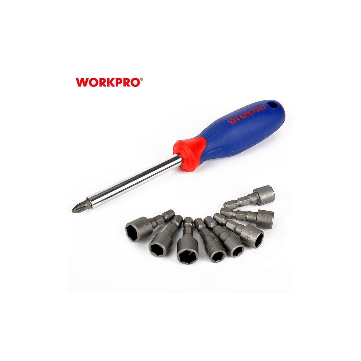 Набор головок 1/4", 3/8" и инструмента 63пр в кейсе - изображение 2