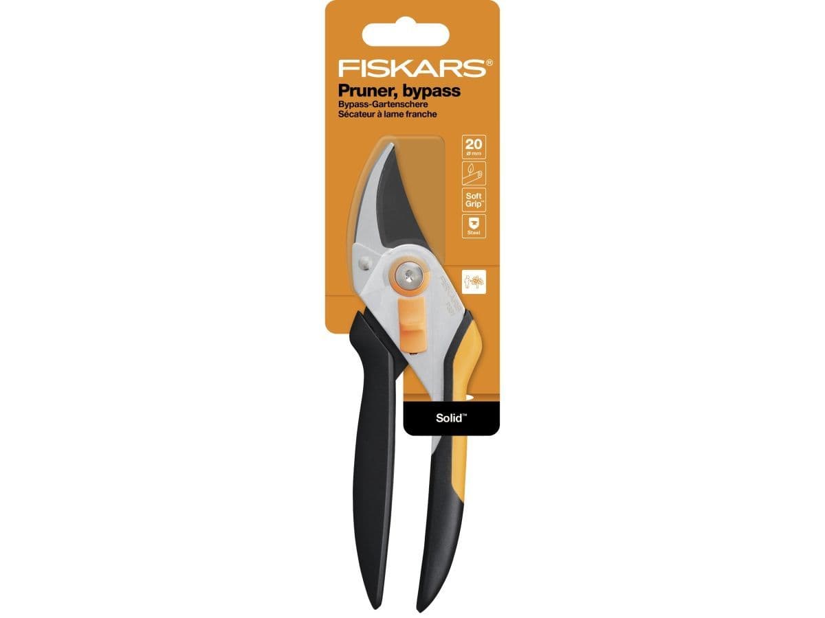 Секатор плоскостной металлический FISKARS Solid  P331 - изображение 2