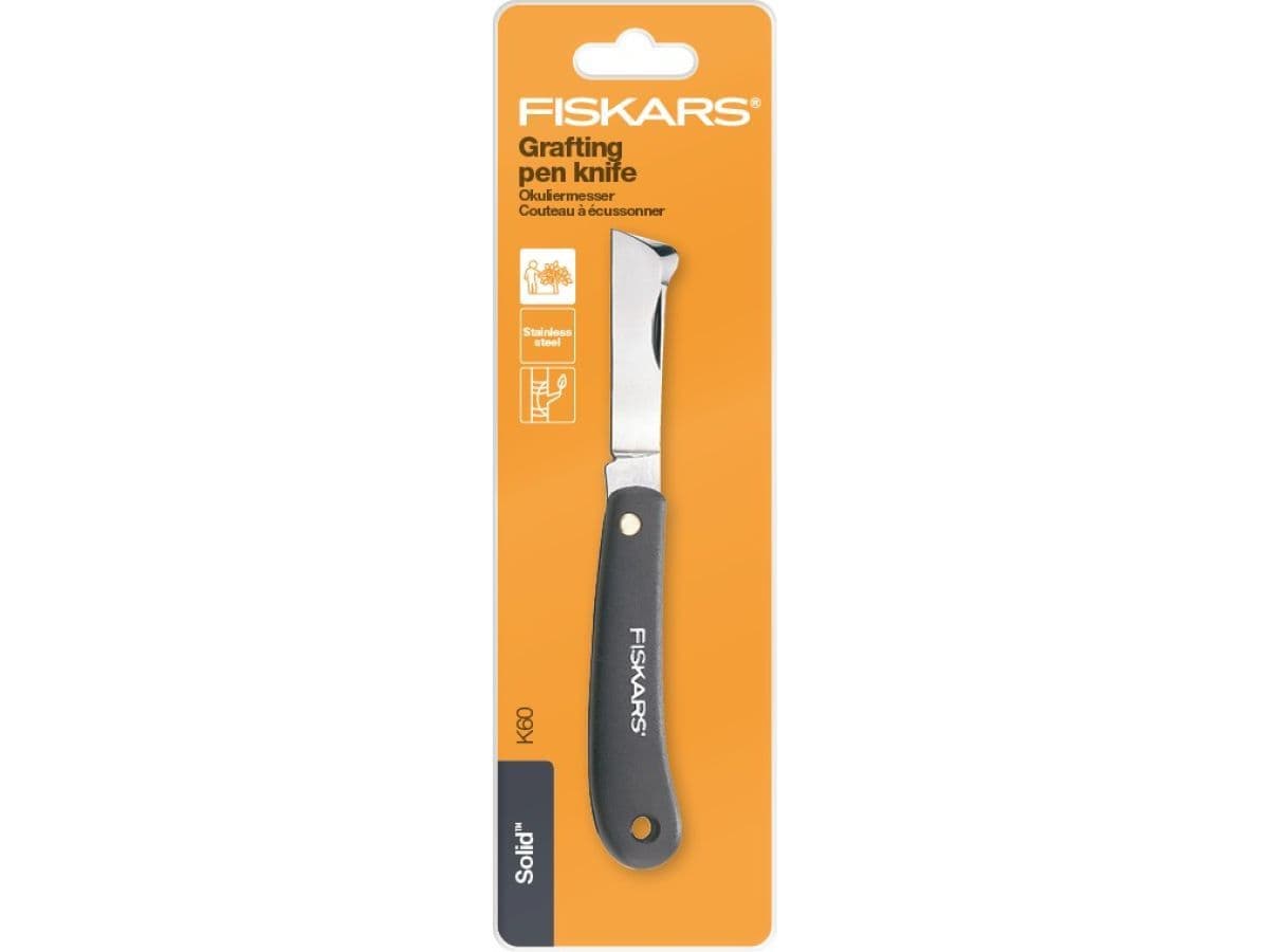 Нож садовый плоский для прививок FISKARS - изображение 3