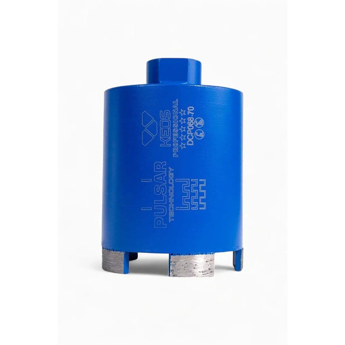 Коронка алмазная по бетону KEOS ПУЛЬСАР (PULSAR) (микроудар) М16 68/70мм (DCP068.70) - изображение 1