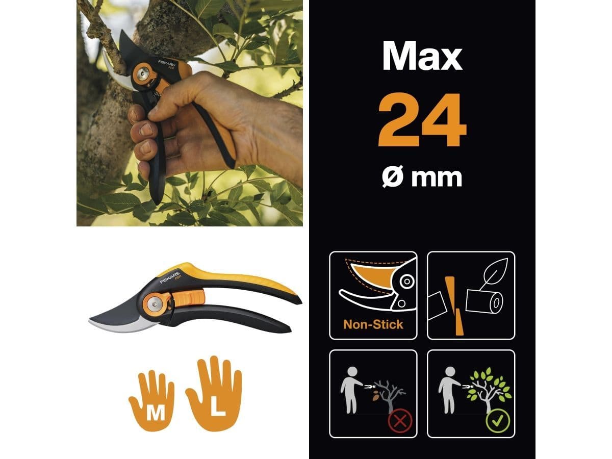 Секатор плоскостной FISKARS Plus Smartfit  P541 - изображение 5