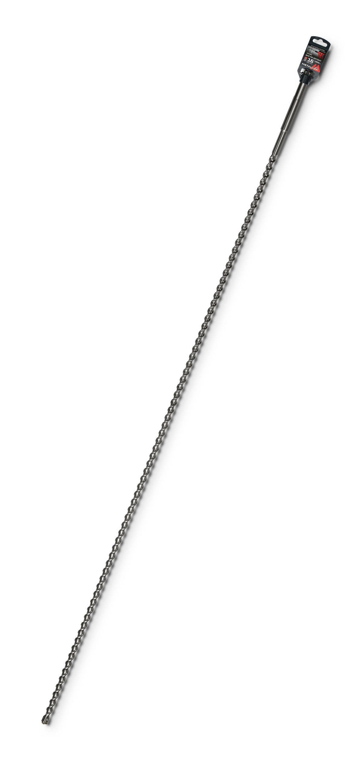 Бур по бетону SDS-max METALLICA Ultra 16х1500/1360 мм, Х-напайка, 2 спирали - изображение 1