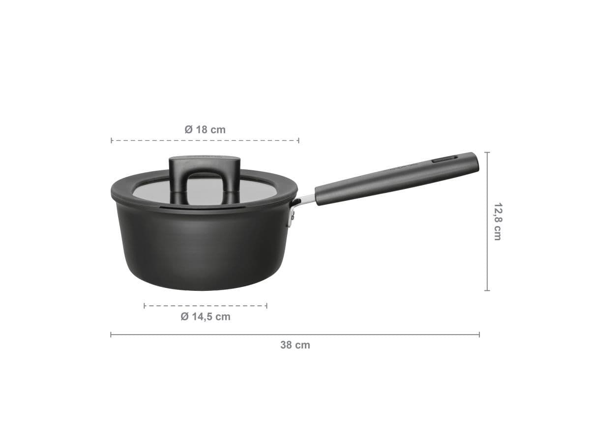 Соусник с крышкой 1,8л/18см Hard Face FISKARS - изображение 2