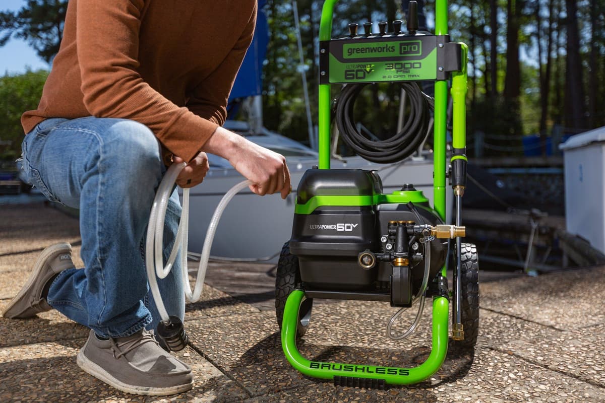 Мойка высокого давления аккумуляторная GDPW60DP, 60V, 250 бар - изображение 48
