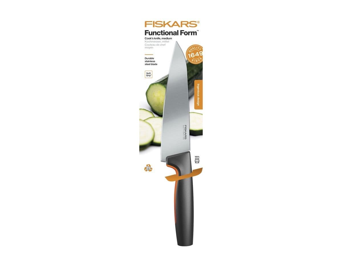 Нож поварской средний 17 см Functional Form Fiskars - изображение 1