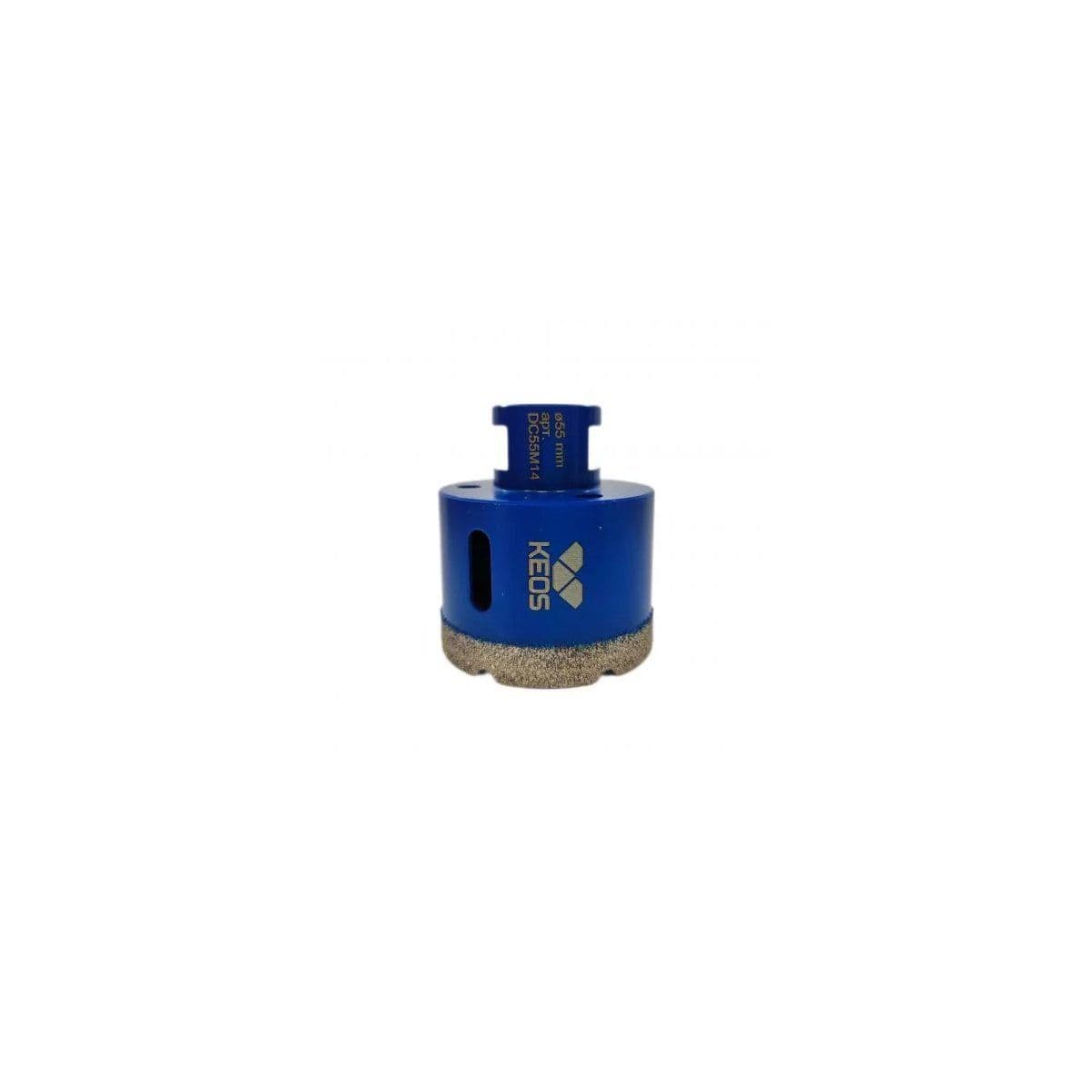 Коронка алмазная по керамограниту KEOS ПРО (PRO) 55мм M14 (DC55M14) - изображение 1