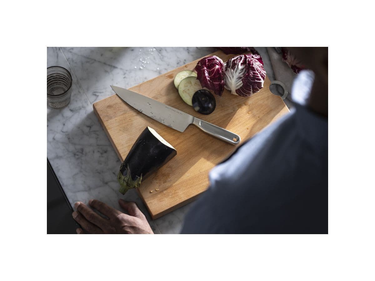 Нож поварской 20см цельнометаллический All Steel Fiskars - изображение 7