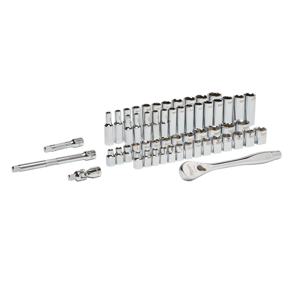 Набор головок 3/8 Drive 56 шт Ratchet + Socket Set SAE + Metric - изображение 2