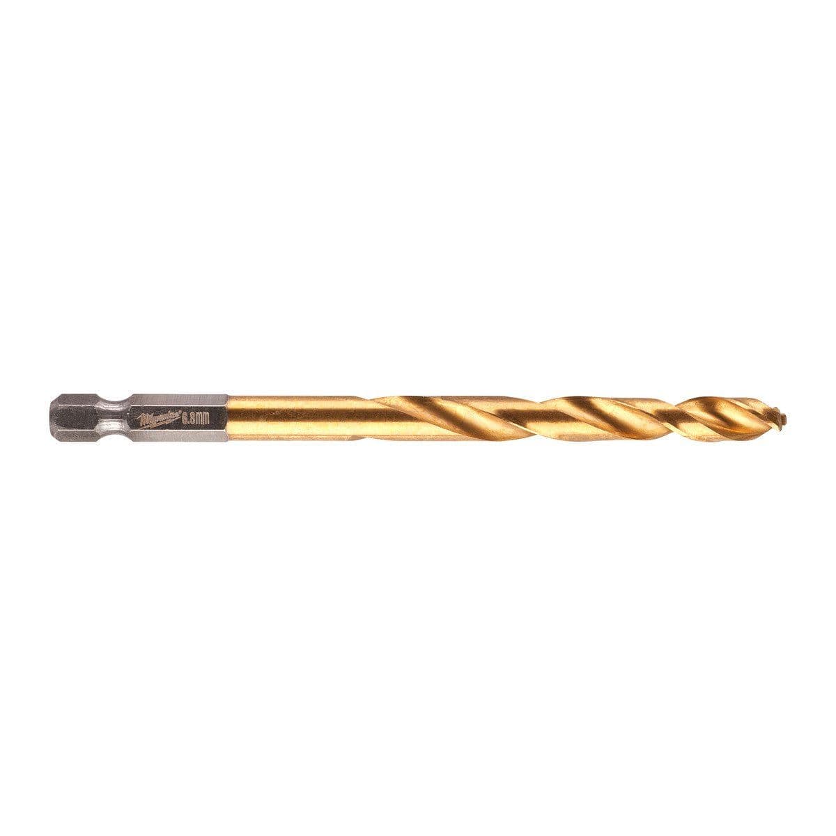 Сверло Shockwave HSS-G TiN Red Hex 6.8 мм - 1 шт - изображение 1