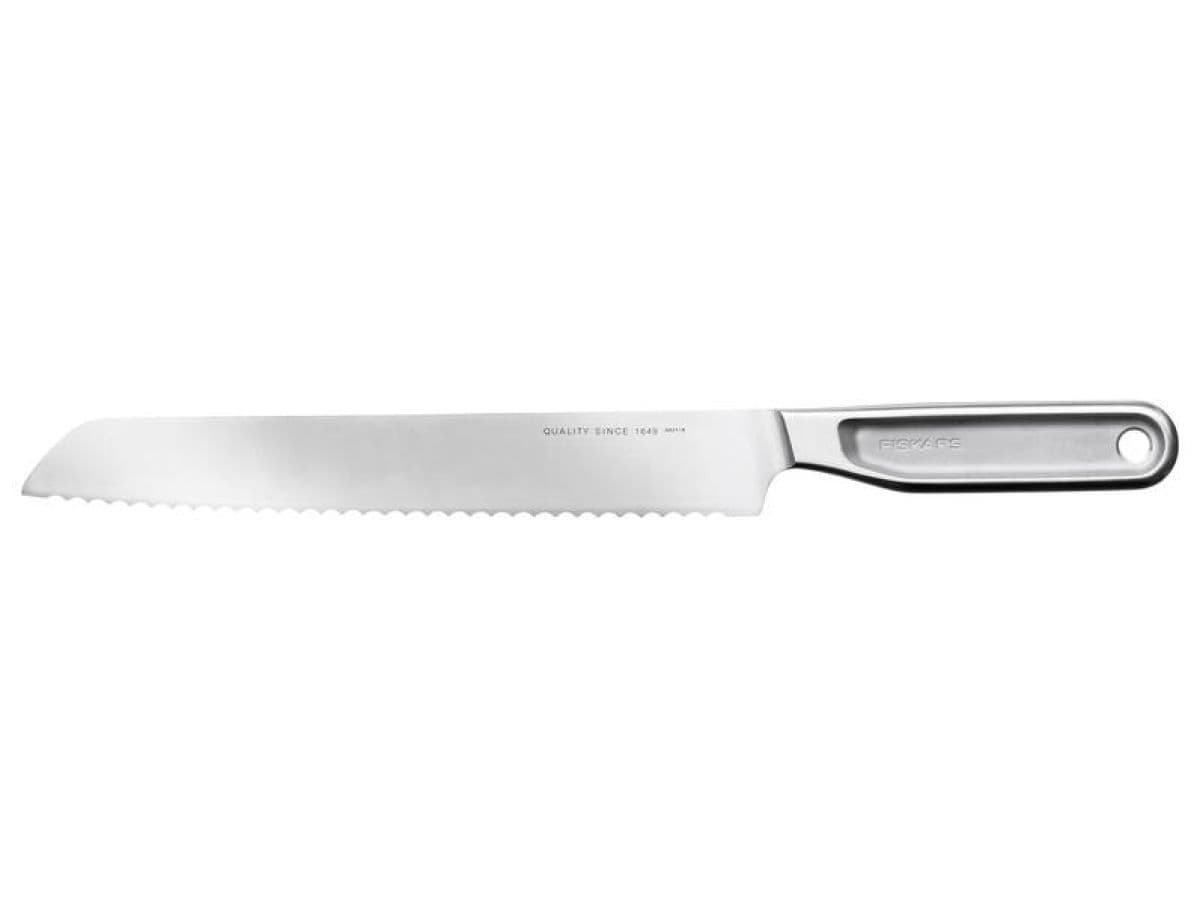 Нож для хлеба 22см цельнометаллический All Steel Fiskars - изображение 1