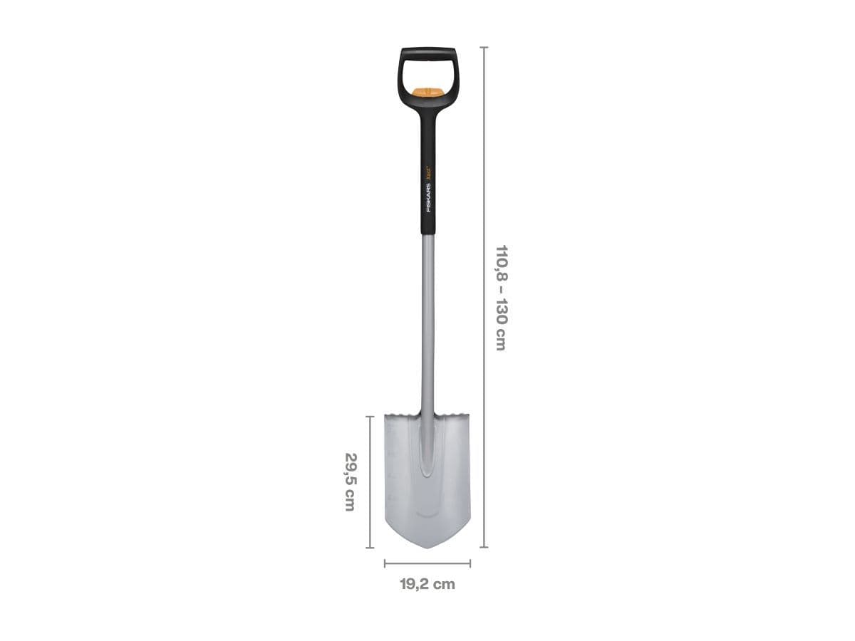 Лопата штыковая телескопическая закругленная Xact FISKARS - изображение 5