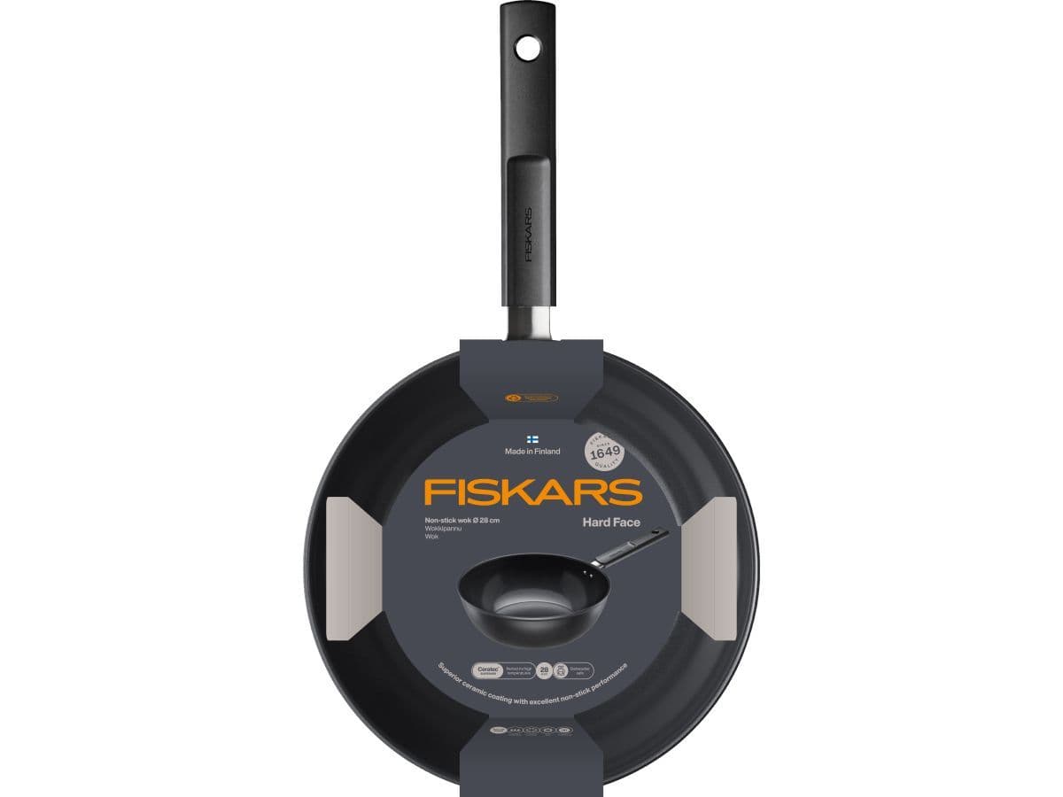 Скоророда-вок 28 см/4,5л Hard Face FISKARS - изображение 6