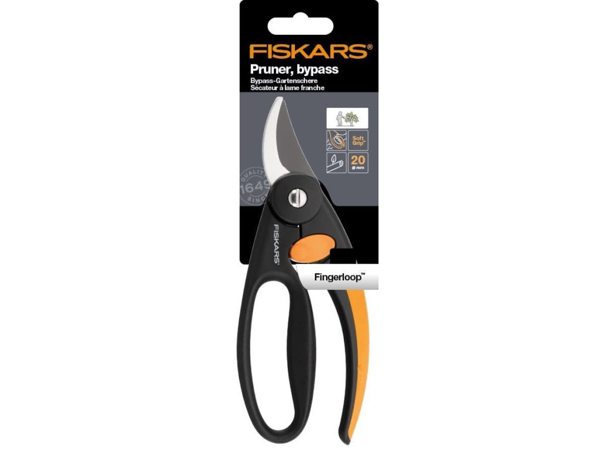 Секатор плоскостной с петлёй д/пальцев Fingerloop Fiskars - изображение 4