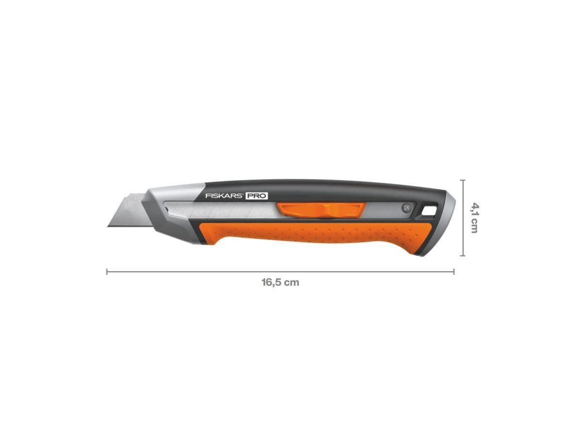 Нож с выдвижным, сменным лезвием18мм CarbonMax FISKARS - изображение 5
