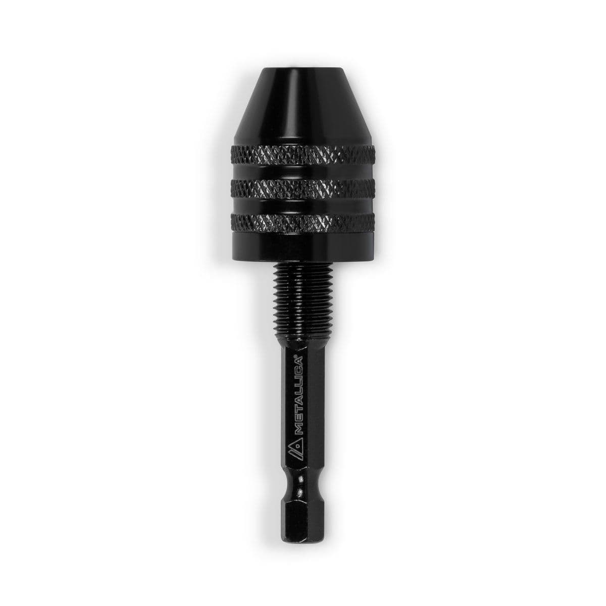Патрон малый быстрозажимной с хвостовиком HEX-1/4" METALLICA Optima 0,3-6,5 мм, 3/8-24UNF, блистер - изображение 1