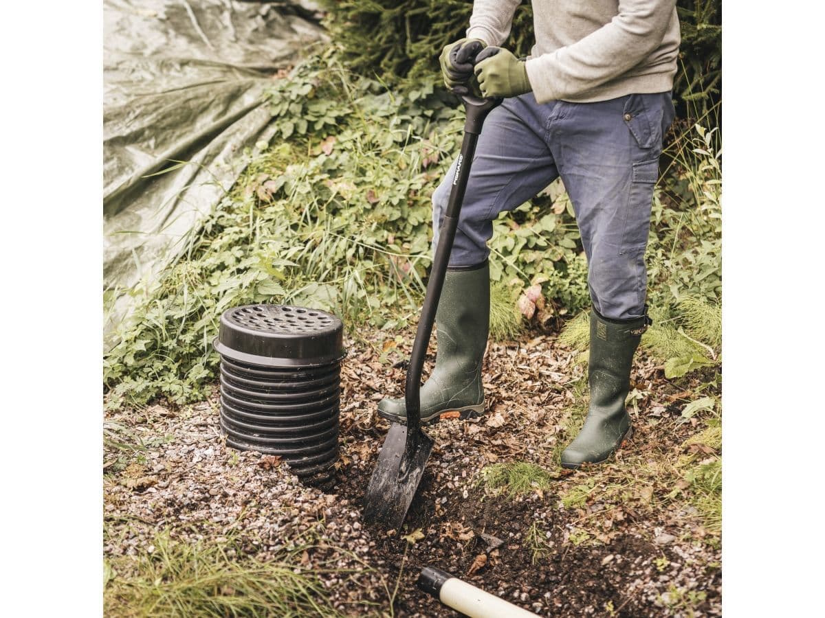 Лопата штыковая с закругленным лезвием Ergonomic Pro FISKARS - изображение 6