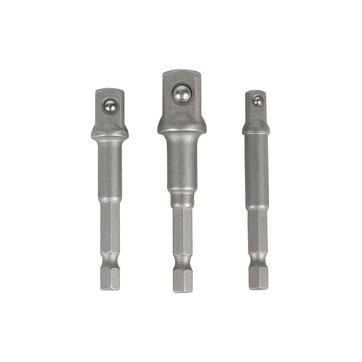 Набор переходников 3 шт для шестигранн. гол.(1/4"-1/4",1/4"-3/8",1/4"-1/2") - изображение 1