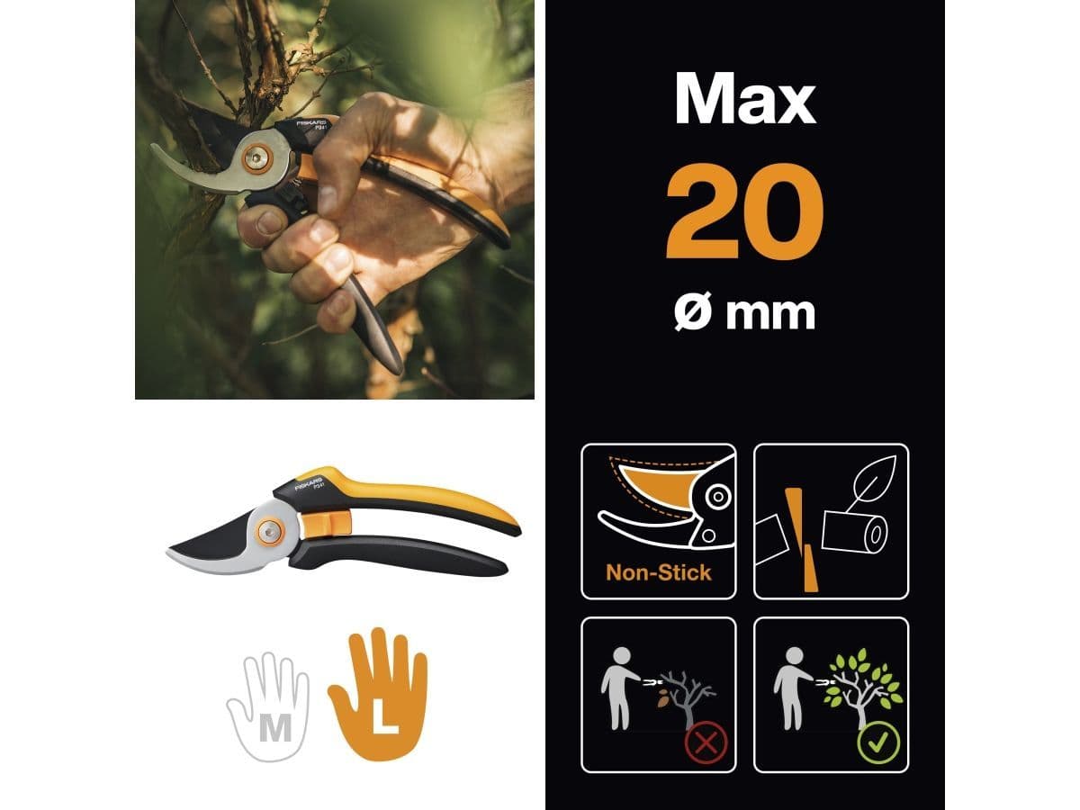 Секатор плоскостной FISKARS Solid P341 - изображение 5
