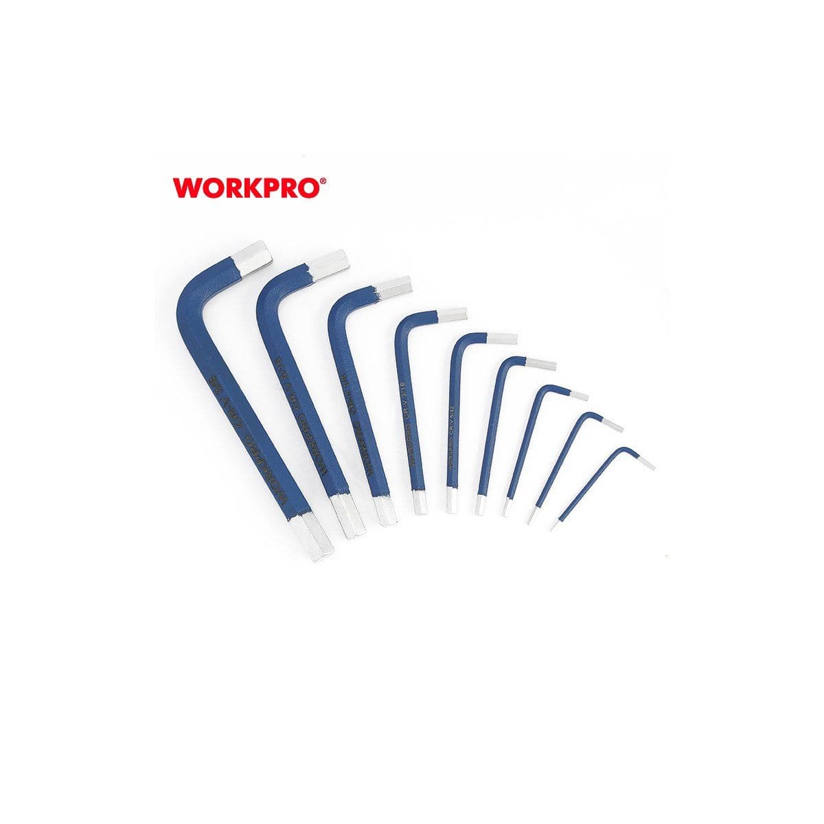 Набор ключей шестигранных 9шт (метрических) WORKPRO, Китай - изображение 8