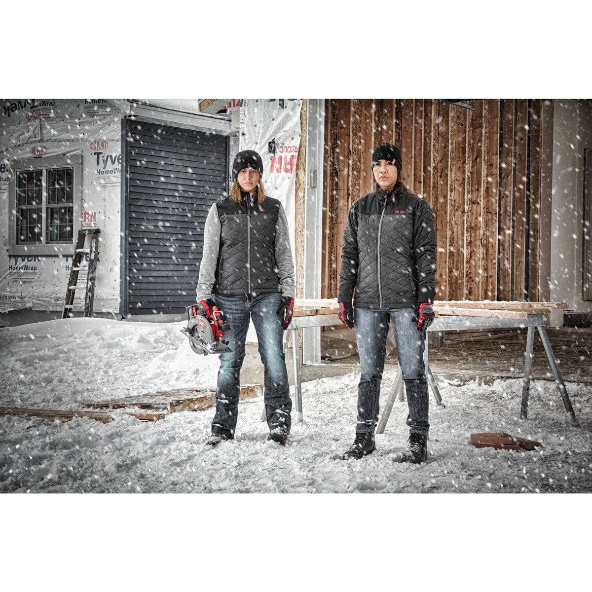 Куртка женская Puffer с подогревом M12 HJPLadies-0 (XL) - изображение 10