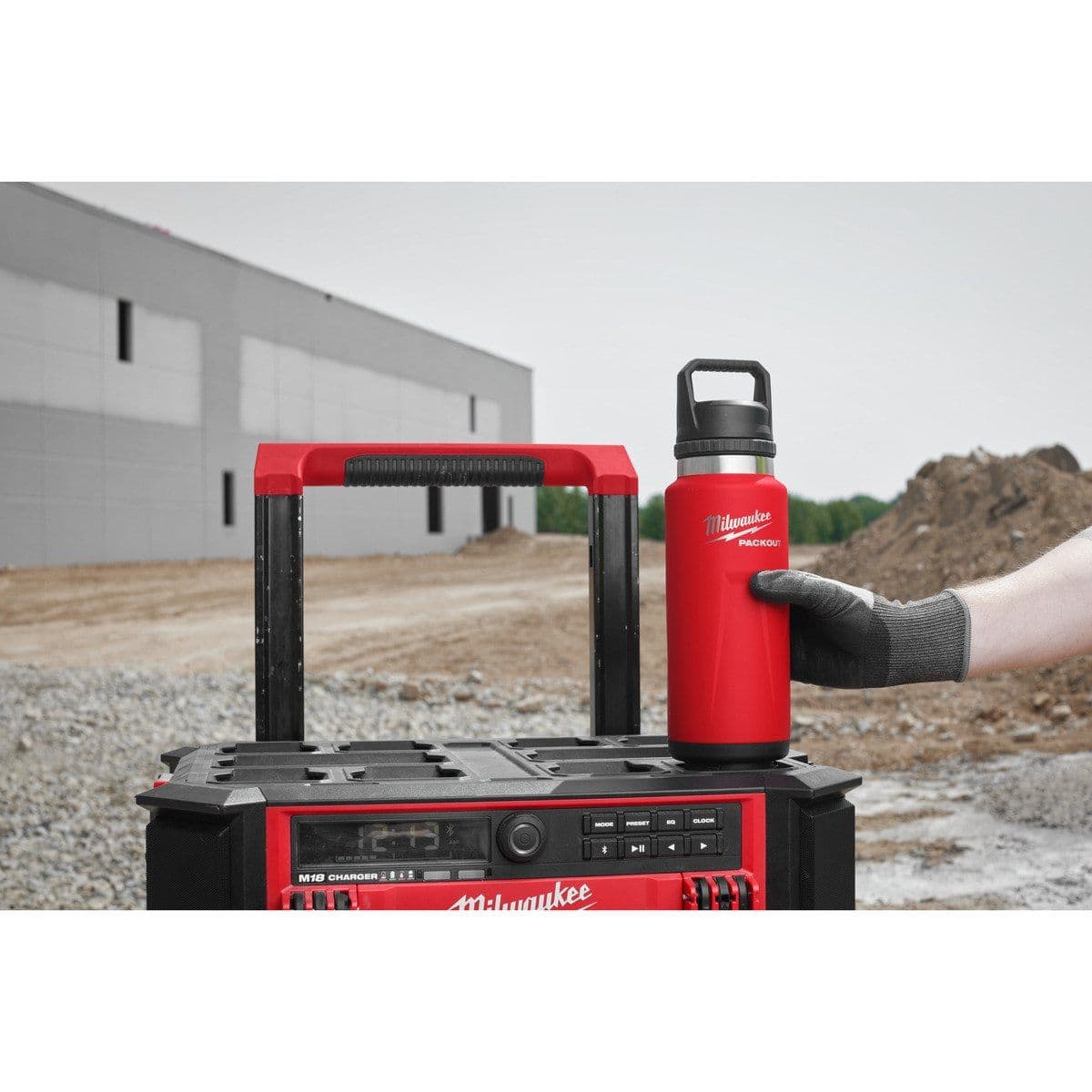 Термос красный PACKOUT CHUG LID 1065 мл - изображение 10