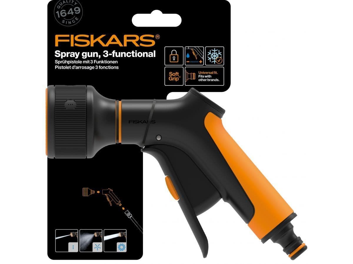 Пистолет-распылитель с 3-мя функциями  FISKARS - изображение 3