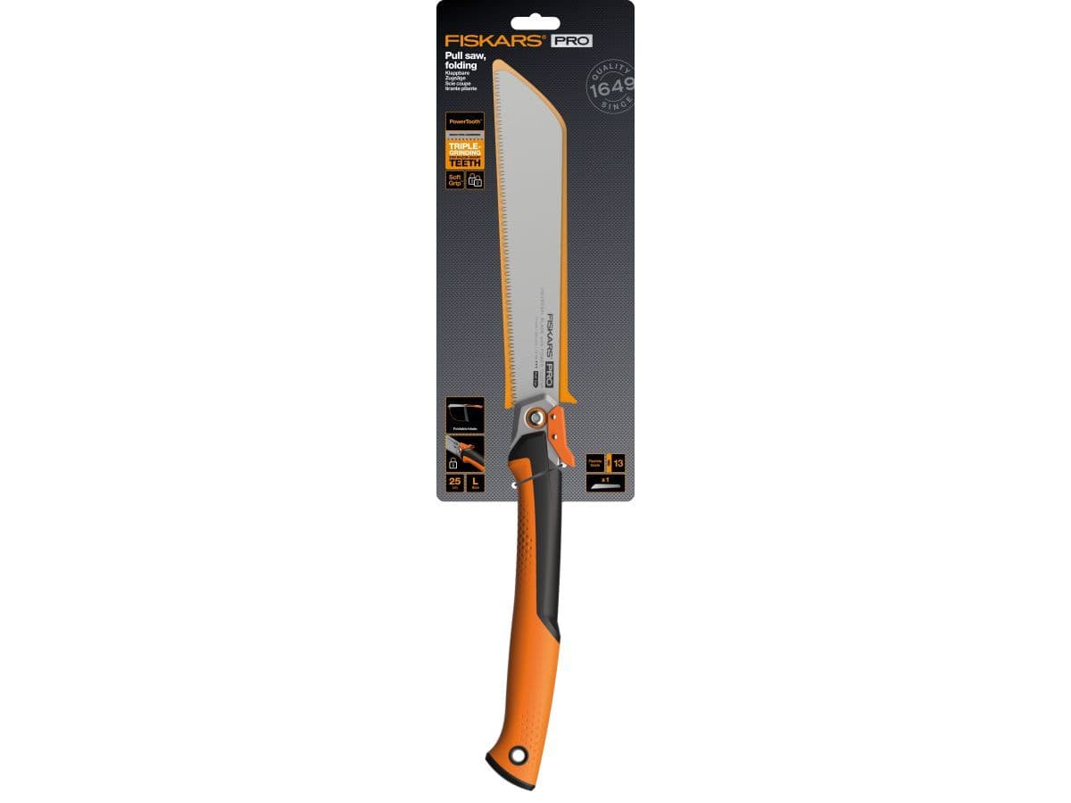 Пила складная PowerTooth 250мм 13 зубьев на дюйм FISKARS - изображение 2