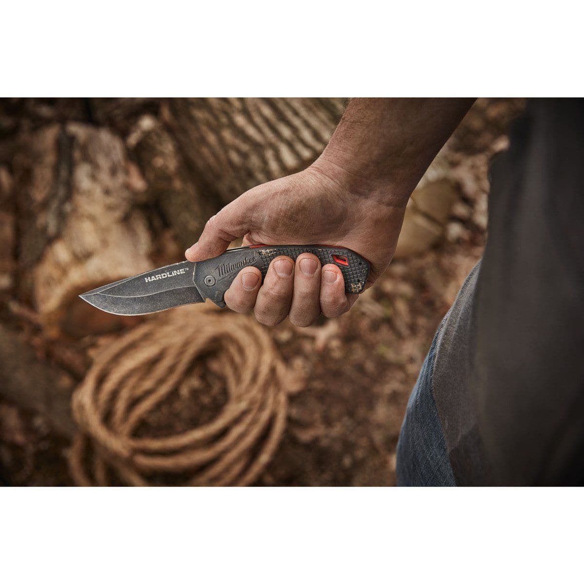 Нож строительный выкидной HARDLINE FOLDING KNIFE SMOOTH 89 мм - изображение 6