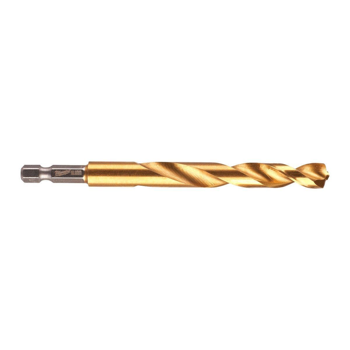 Сверло Shockwave HSS-G TiN Red Hex 10 мм - 1 шт - изображение 1